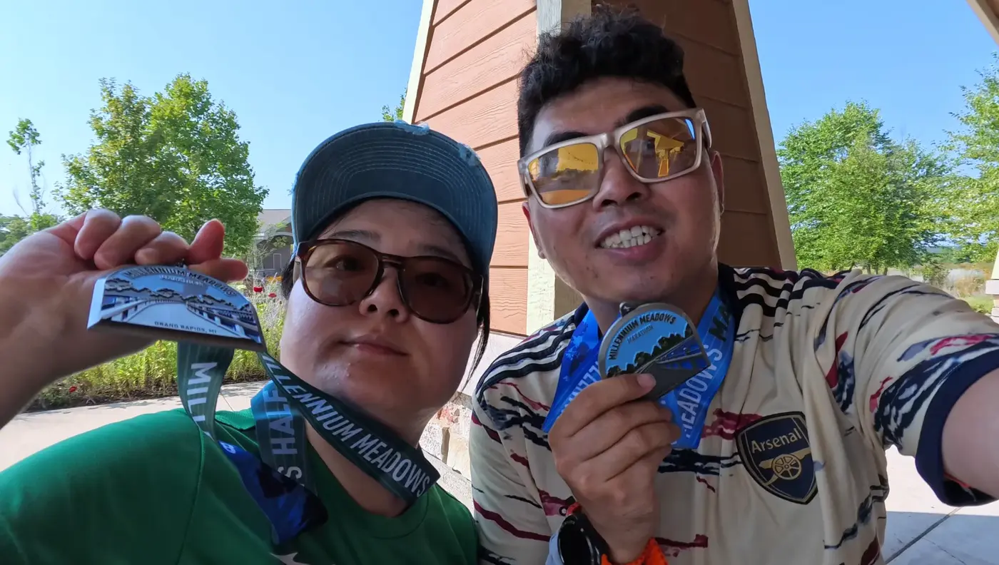 Medal selfie