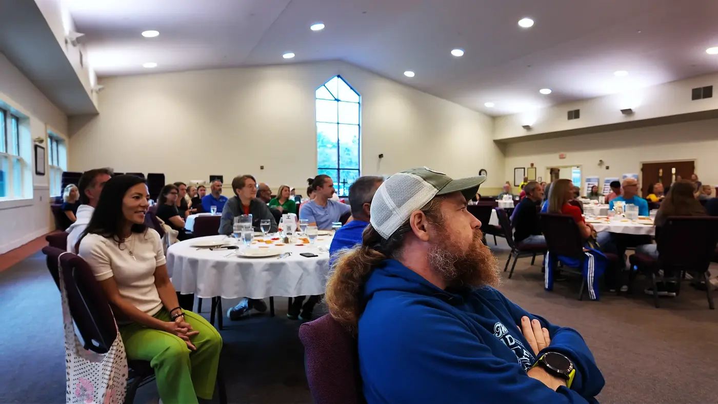 Pre-race dinner gathering for the Clarence