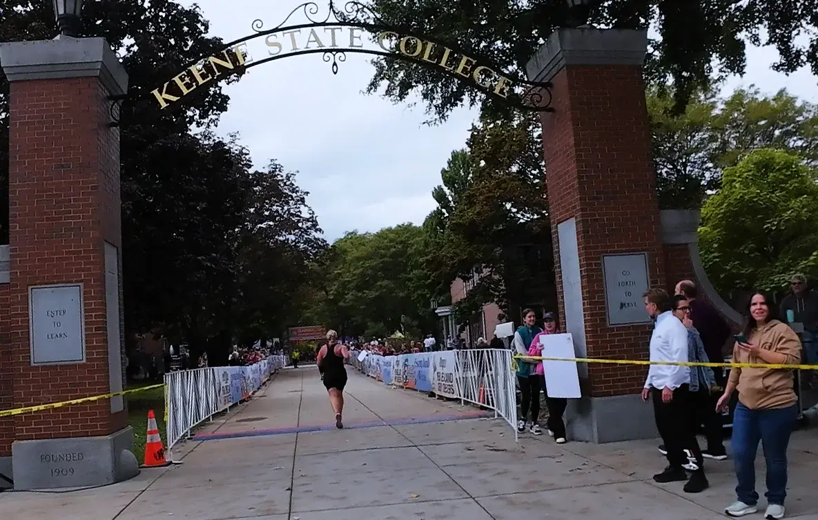Running through the Keene State College