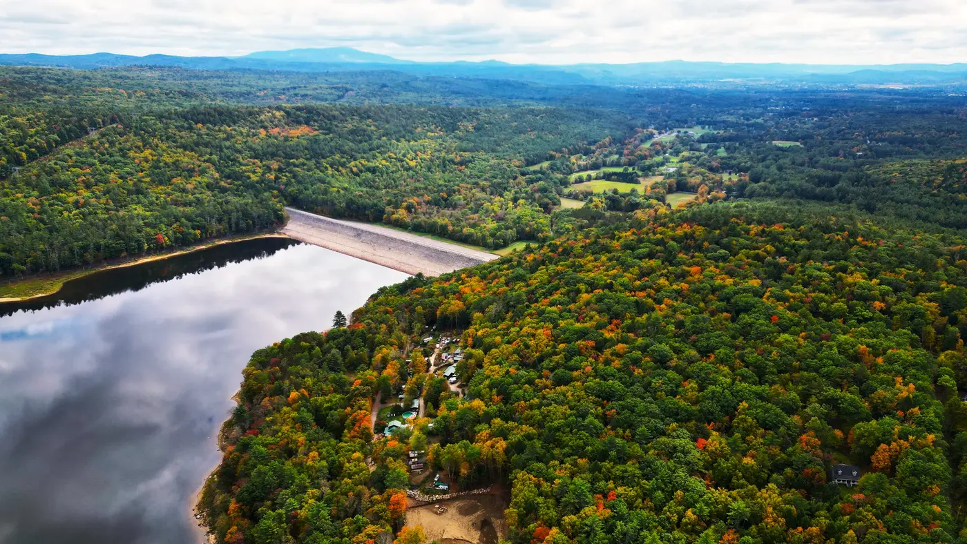 Surry Lake aerial