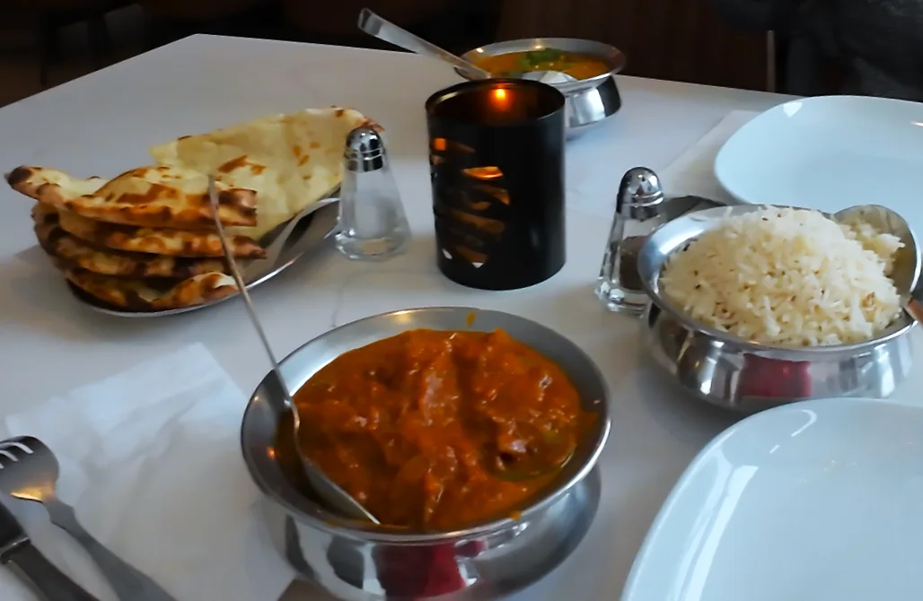 Indian dinner in New Haven