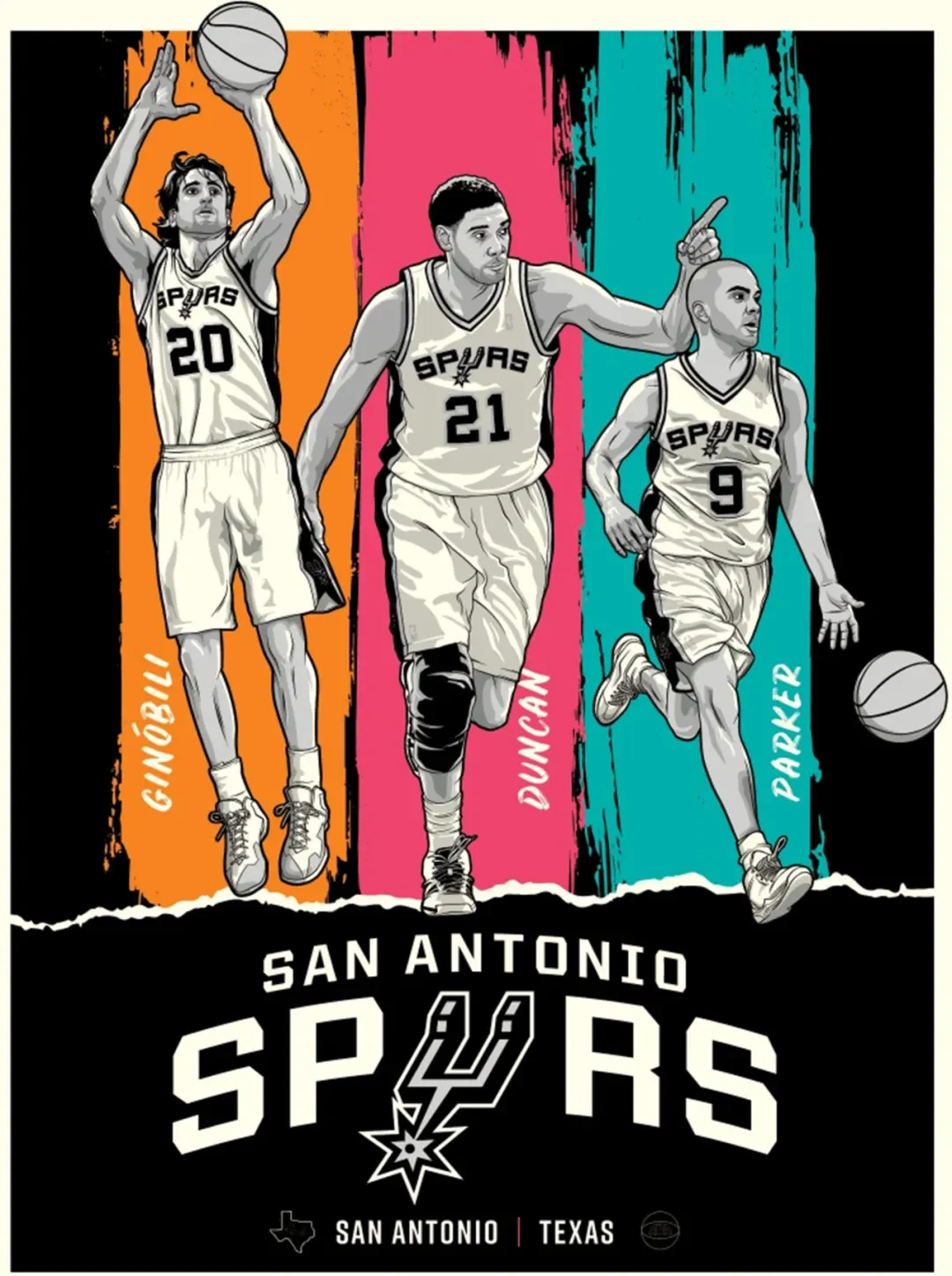 Spurs (Ginobili, Duncan, Parker) @Google