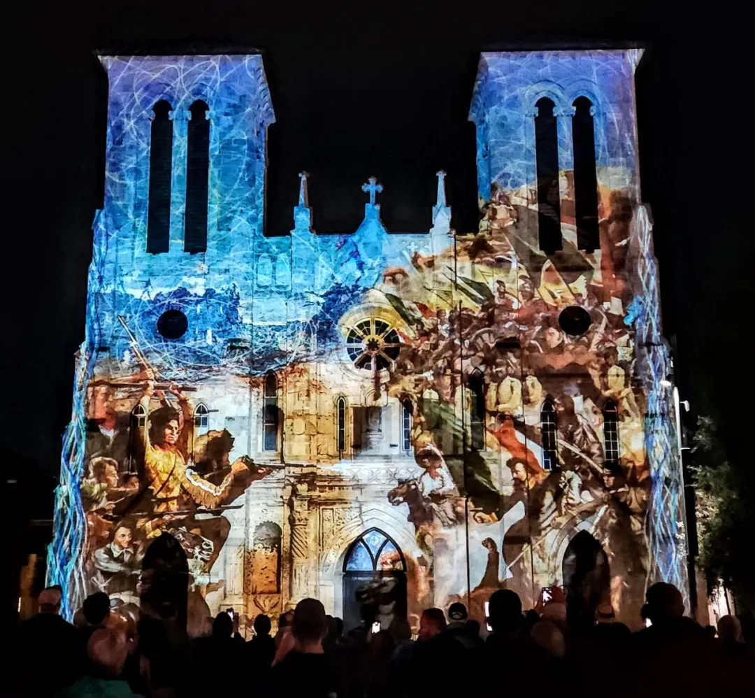 Light Show at the San Fernando Cathedral @Arsenan