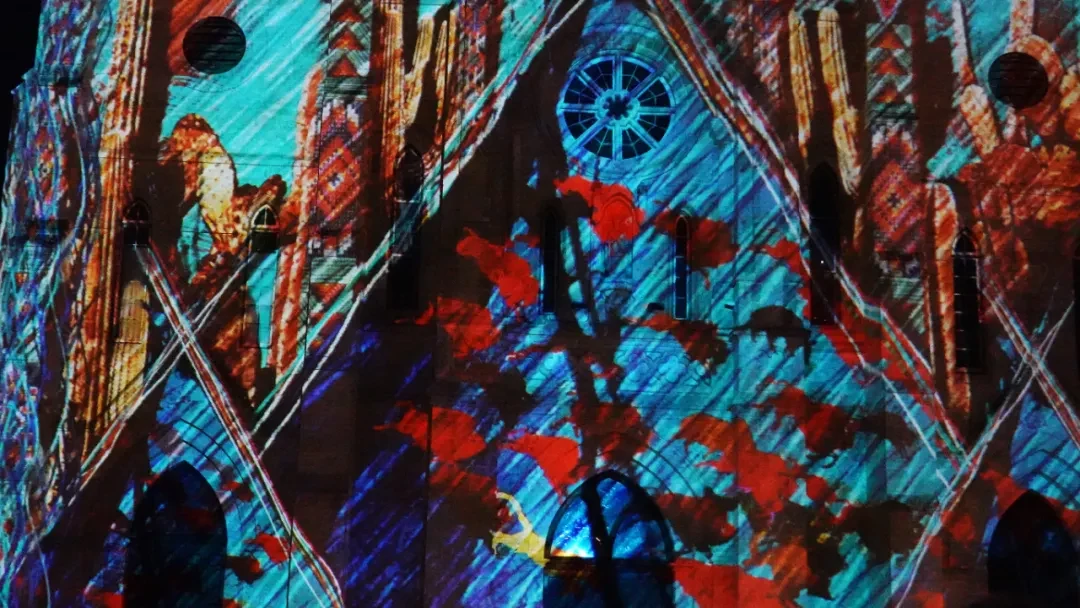 Light Show at the San Fernando Cathedral @Arsenan