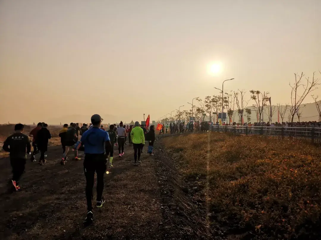 Walking to the start