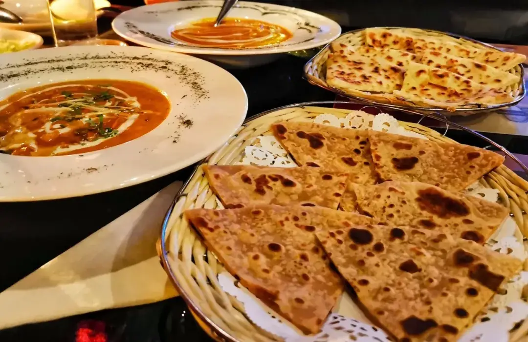 Indian Curry and Pancakes by