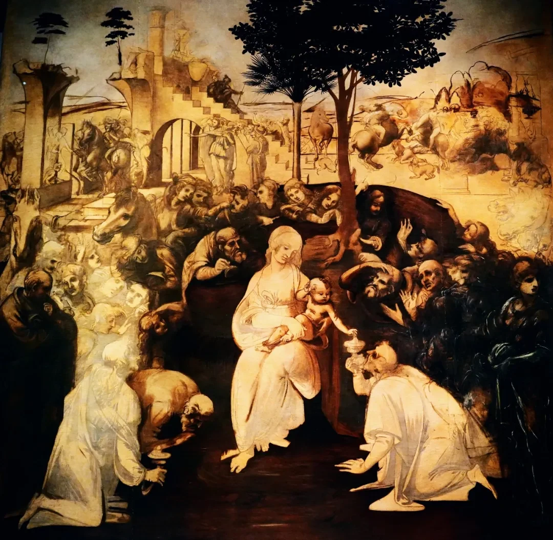 Adoration of the Magi - Leonardo da Vinci @Arsenan