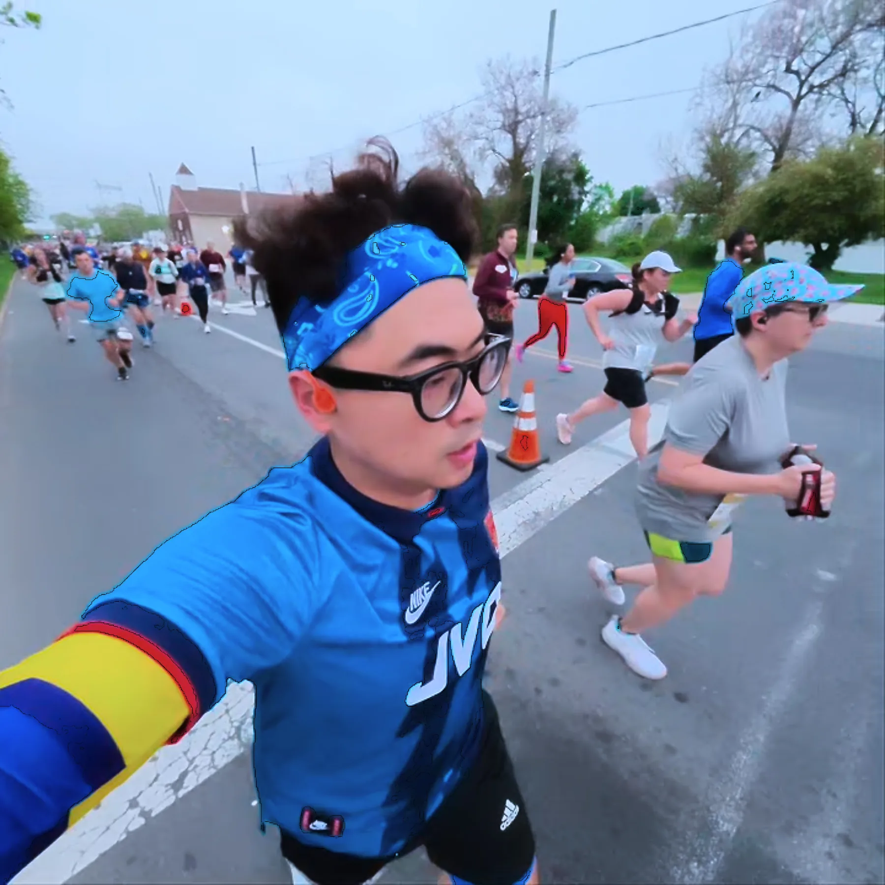 Runner at the Delaware Marathon