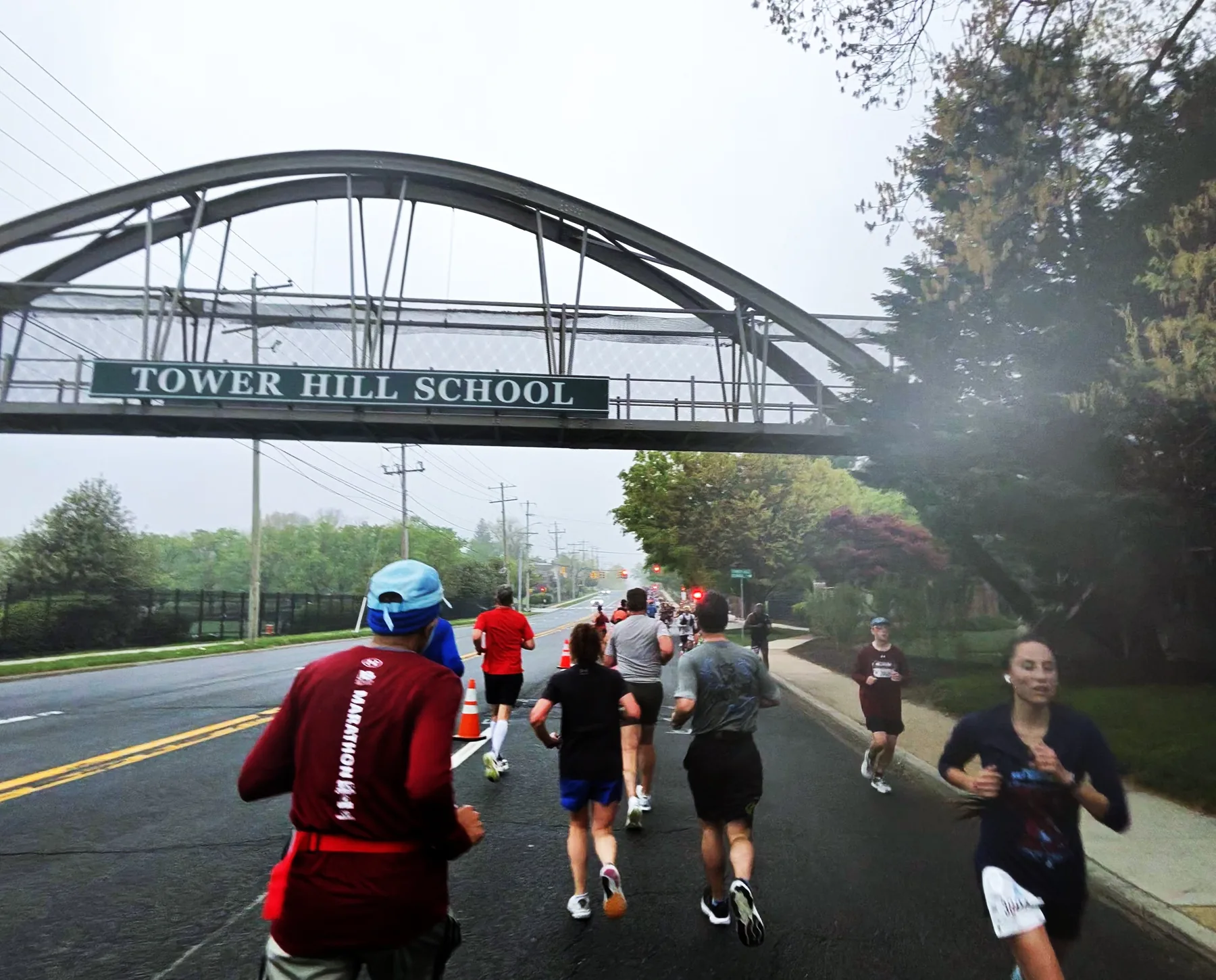 Bridge on the Tower Hill School trail