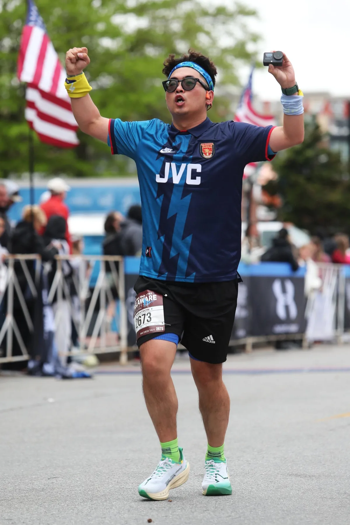 Delaware Marathon finish photo