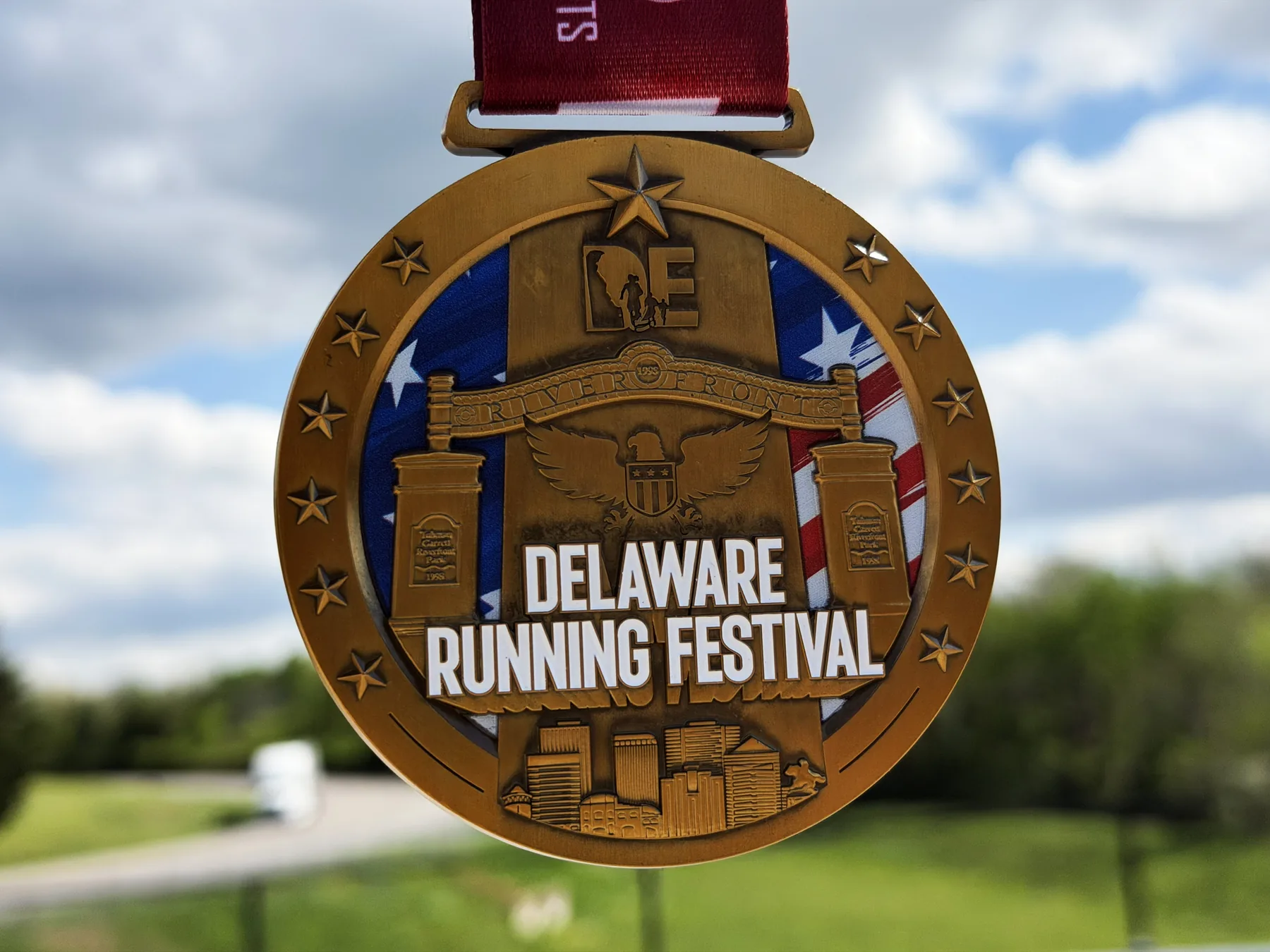 Delaware Marathon medal