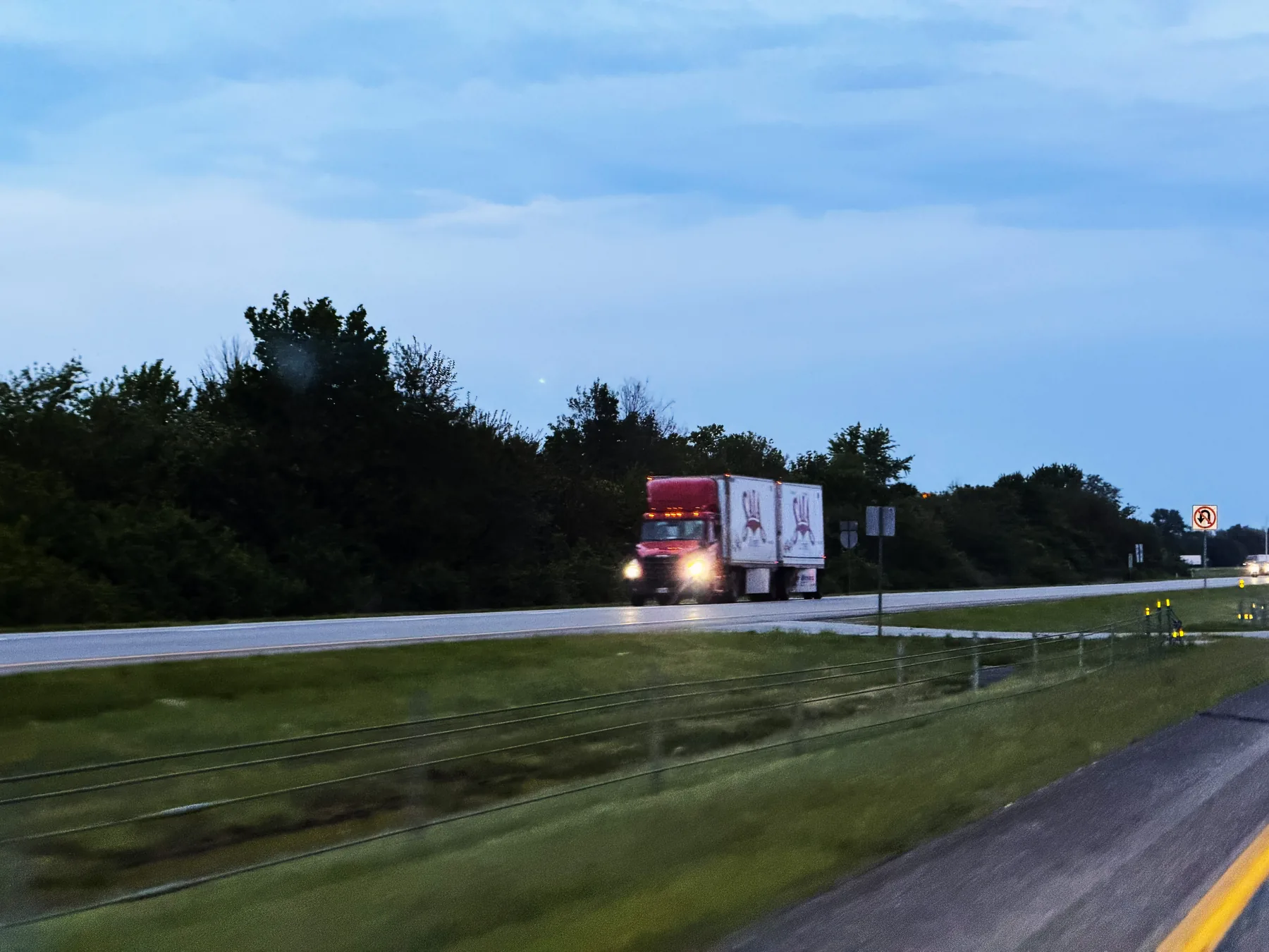 Early morning highway