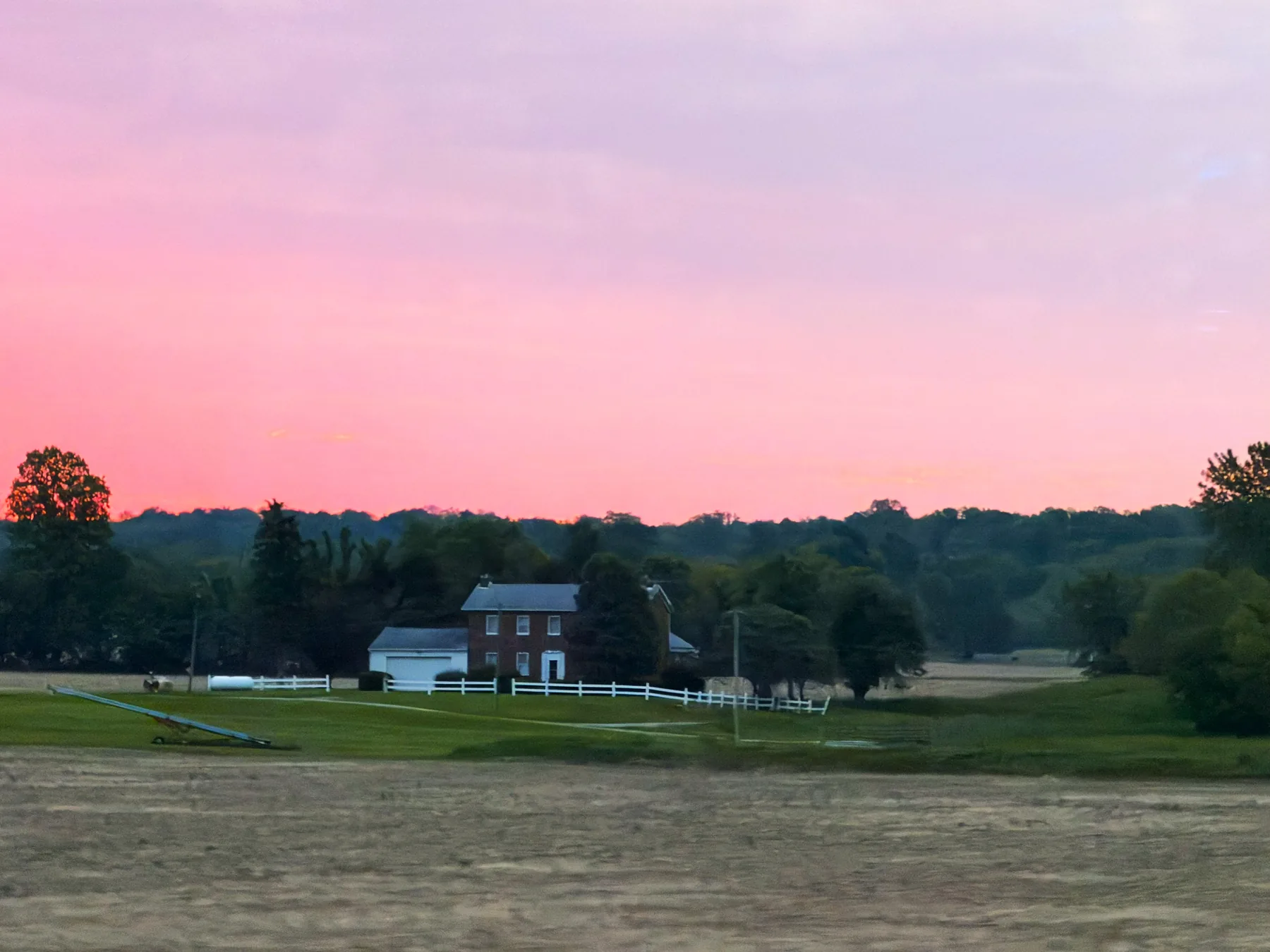 Minnesota country sunset