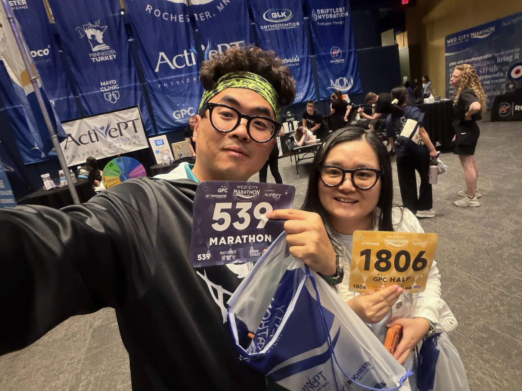 Med City Marathon packet pickup