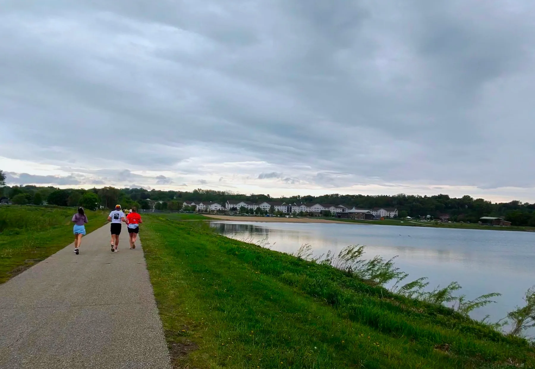 Lakeside race path