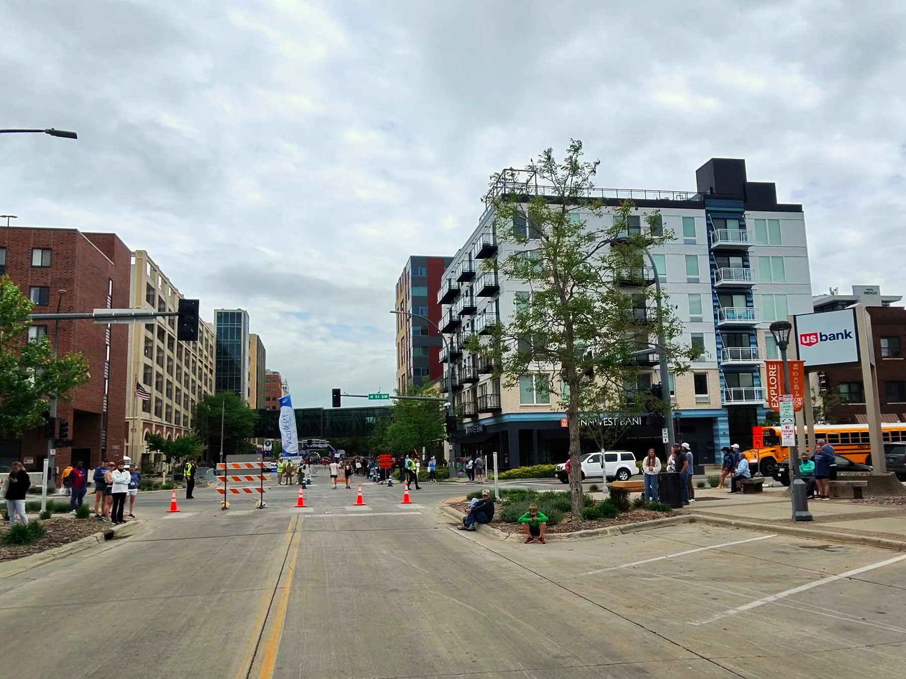 Med City Marathon finish area