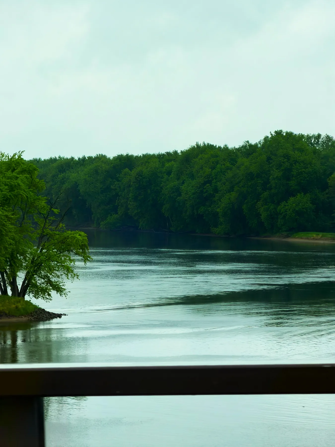 Rainy river on the drive home